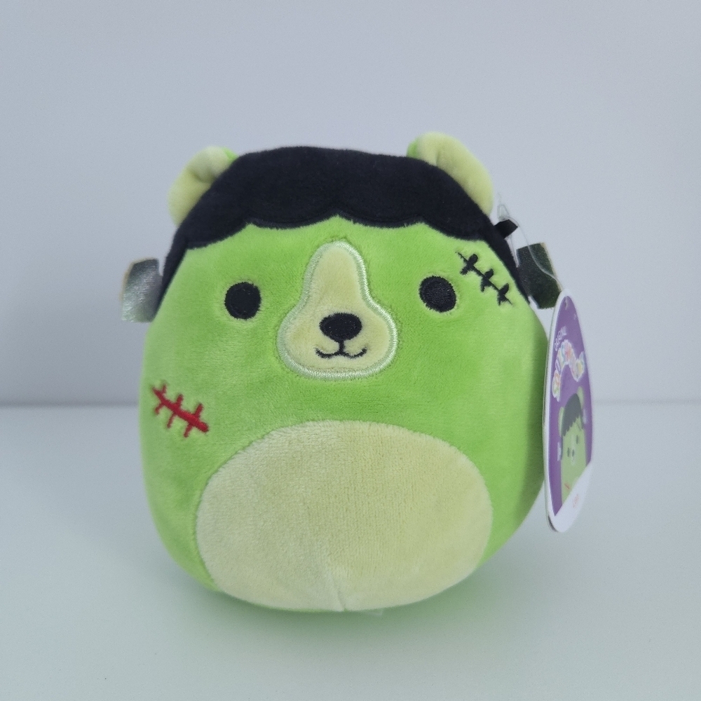 Squishmallows Len the Frakenstein Bear 5"